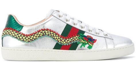 gucci sneakers dragon|gucci ghost shoes.